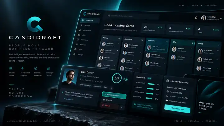 Candidraft recruitment platform product showcase